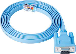 Paruht Db9 9-Pin Female To Rj45 Male Rollover Serial Port Console Cable ...