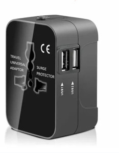 BTS International Travel Adapter Built-in 4 Plugs for UK to Europe USA ...