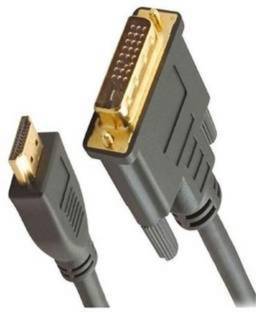 Techon TV-out Cable HDMI Male To DVI HDMI Cable 1.5 mtr (black)