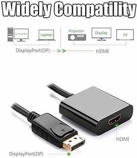 Hle TV-out Cable Display Port to HDMI Adaptor Cable