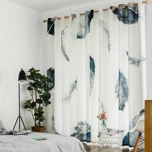 Ad Nx 214 cm (7 ft) Door Polyester Room Darkening Curtain (Pack Of 2)