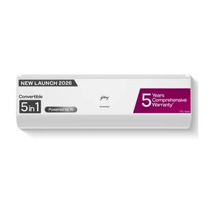 Godrej 2026 Model 2 Ton 3 Star Split Inverter with 5-in-1 convertible | AI Powered| Heavy Duty Cooling at 52 degree cels