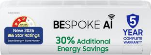 Samsung Bespoke AI 2026 Model 0.95 Ton 3 Star Split Inverter with Wi-fi Energy Saving, Voice Control, Powerful Cooling, 