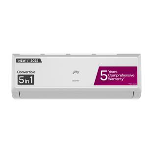 Godrej 2025 Model 1.5 Ton 4 Star Split Inverter 5-In-1-Convertible Cooling, 4 Way Air Swing And Heavy Duty Cooling at Ex