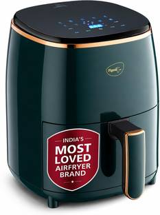 Pigeon Healthifry Digital with 360 High Speed Air Circulation Technology 1200 W with Non-Stick Basket - Green Air Fryer