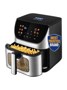 KENT Ultra Digital Air Fryer 8.5L 1700W Bake, Grill & Roast Up to 80% Less Oil Usage 12 Preset Menu Digital Display & To