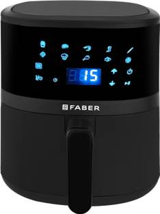 FABER FAF CrispX 4.0L Bk 1300W Fry,Roast,Grill,Bake,Digital Display,Swirl Cooking Air Fryer