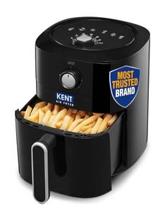 Kent Star 4 Litre 1300W Black Plastic Air Fryer