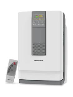 Honeywell Air Touch V4 Air Purifier with H13 HEPA, Anti-Bacterial Filter, UV-C LED & Ionizer 5 Stage Filtration, Covers 