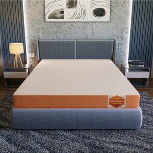 SleepyHug Ortho SpineX AirCell Series Orthopedic 4 inch Single High Resilience (HR) Foam Mattress
