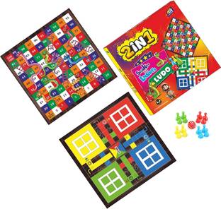 Fast Rush Snack Ladder & Ludo Game, 2 in 1 Combo Educational
