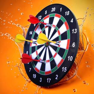 niyana White Color 4 Darts Magnetic Dart Board Game