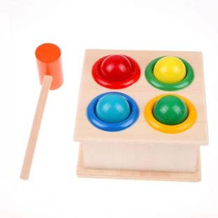Choice of Kids Toddler Wooden Hammer Ball Toy For Kids - Fun