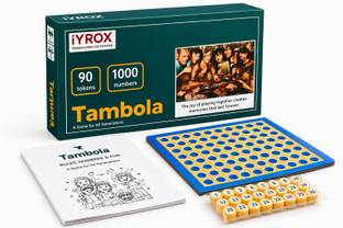 iYROX Tambola Game (1000 Tickets) Party & Fun Board Game