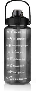 VENSWISE MOTIVATIONAL JUMBO 2OOOML WATER BOTTLE 2000 ml PET, Plastic Bottle