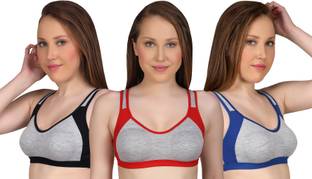 Zivosis Women Sports Non Padded Bra