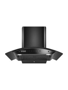 Hindware Smart Appliances Ripple 90 IN 1350 CMH 90 cm | Curved Glass | Filterless | Touch Control | Motion Sensor | 10 Y