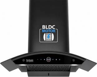 Hindware Smart Appliances Ripple Plus BLDC Autoclean 75 IN 1600 CMH 75 cm | Curved Glass | Filterless | Touch Control | 