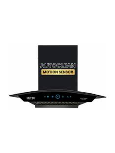 Ventair Auto Queen Motion Sensor 1350 CMH 60 cm Curve Glass | 11° Filterless | Powerful Suction | Low Noise Auto Clean C