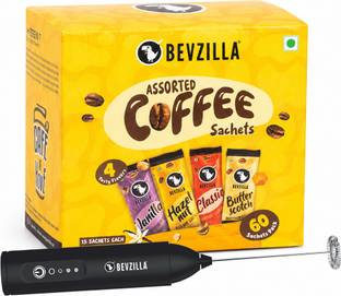 Bevzilla 60 Coffee Powder Sachet with Frother