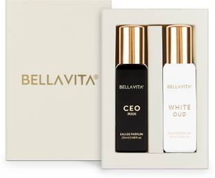Bellavita Luxury Date Woman +White OUD Unisex Perfume Combo for Men and