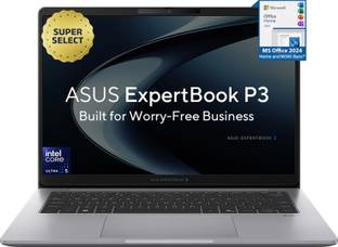 ASUS ExpertBook P3 AI PC IR Cam with 1 Yr ADP Intel Core Ultra 5 225H - (16 GB/512 GB SSD/Windows 11 Home) P3406CCAP-LY0