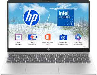 HP 15 Intel Core 5 120U - (16 GB/512 GB SSD/Windows 11 Home) 15-Fd0640TU / 15-Fd0682TU / 15-fd0746TU Thin and Light Lapt