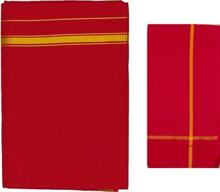 MD Textiles Dhoti & Towel Solid Men Dhoti