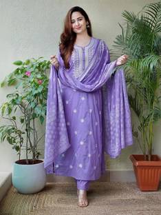 G Bluxe Women Kurta Pant Dupatta Set