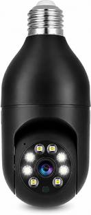 Nxxttnk Wi-Fi CCTV Wireless Bulb Shape PTZ V380 Spy Camera wifi camera