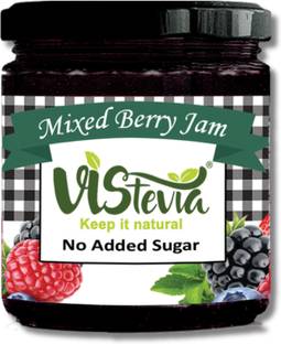 Vistevia Mulberry Jam (230 gm)Diabetic Friendly 100% Natural Stevia Sweetened 230 g