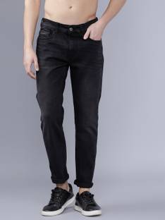 The Indian Garage Co. Slim Men Black Jeans