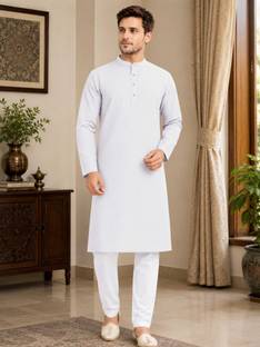 VeBNoR Men Self Design Straight Kurta