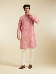 DIWAS by Manyavar Men Abstract Straight Kurta