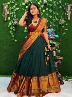 Sneha Fashion Embroidered Semi Stitched Lehenga Choli