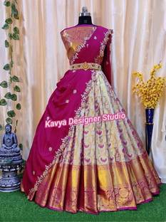 SHREEENATHJICREATION Embroidered Semi Stitched Lehenga Choli
