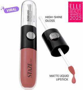 Staze 9to9 Gloss Lock 2-In-1 Liquid Lipstick