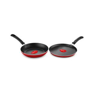 Pigeon Duo Pack,Fry pan and tawa Non-Stick Coated Cookware Set