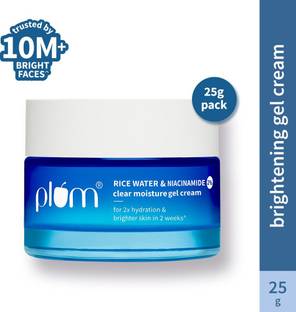 Plum 2% Niacinamide & Rice Water Gel Cream Moisturizer- 25 g