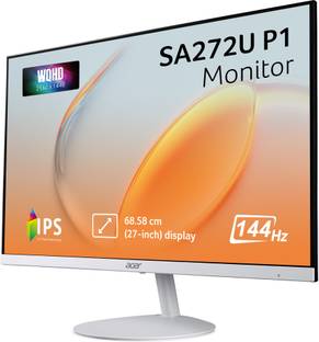 Acer SA272U 68.58 cm (27 inch) WQHD LED Backlit IPS Panel with HDR10, 2X1W Inbuilt Speakers, Flicker , Blue Light Shield