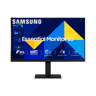 Samsung S3 24 inch 1920x1080p Black IPS Full HD LED Monitor, LS24D300GAWXXL