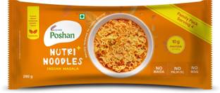 Acme Poshan Nutri+ Noodles Indian Masala Pack of 4, 280gms Instant Noodles