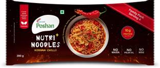 Acme Poshan Nutri+ Noodles Korean Chilli Pack of 4, 280gms Instant Noodles