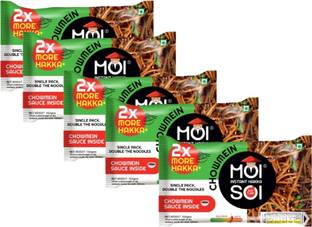 MOI SOI Instant Hakka Noodles-Flavour: Chowmein,(Pack of 5