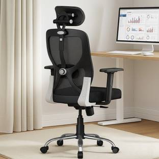 SEATFIT Mesh Matrix Ergonomic Office Chair with Back Support & Adjustable Height Mesh Office Adjustable Arm Chair
