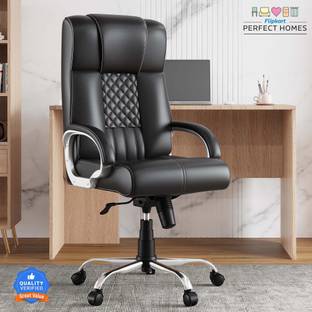 Flipkart Perfect Homes Zenova High Back Ergonomic Revolving Chair Leatherette Office Executive Chair