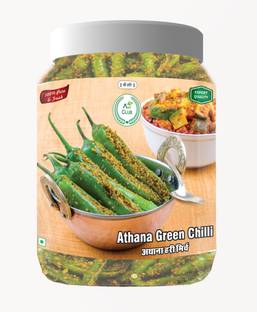 Agri Club Fry Green Chilli Pickle 750Gm