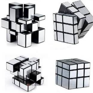 Toy Cloud 3x3 Silver Mirror Magic Cube High Speed Stickerless Cube for