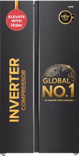 Haier 540 L Frost Free Side by Side 3 Star Refrigerator  with Inverter , (360 Magic Cooling for Uniform Freshness, Dual 
