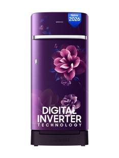 Samsung 189 L Direct Cool Single Door 5 Star Refrigerator with Base Drawer  with Digital Inverter, Single Touch Defrost,